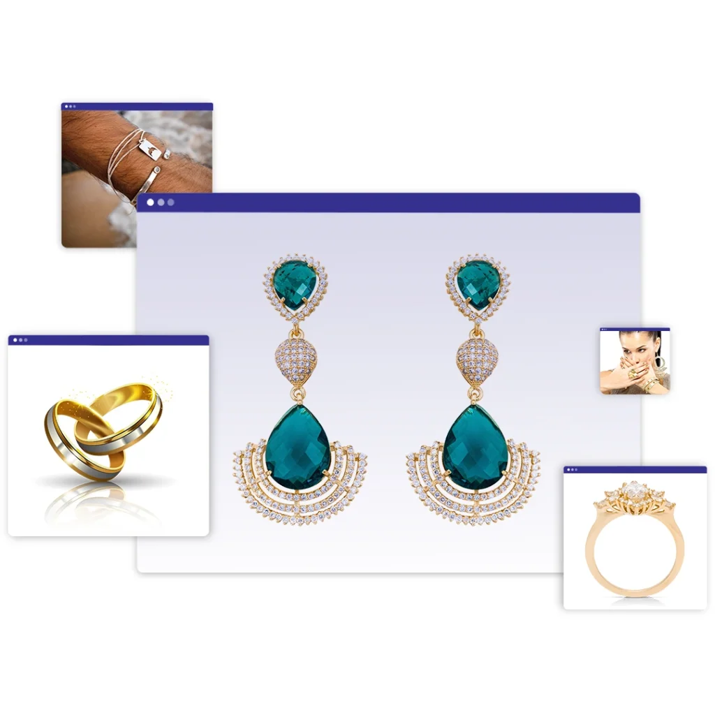 Jewelry with transparent background”, “Jewelry with no background”, “Jewelry with white background”, “Jewelry with isolated background